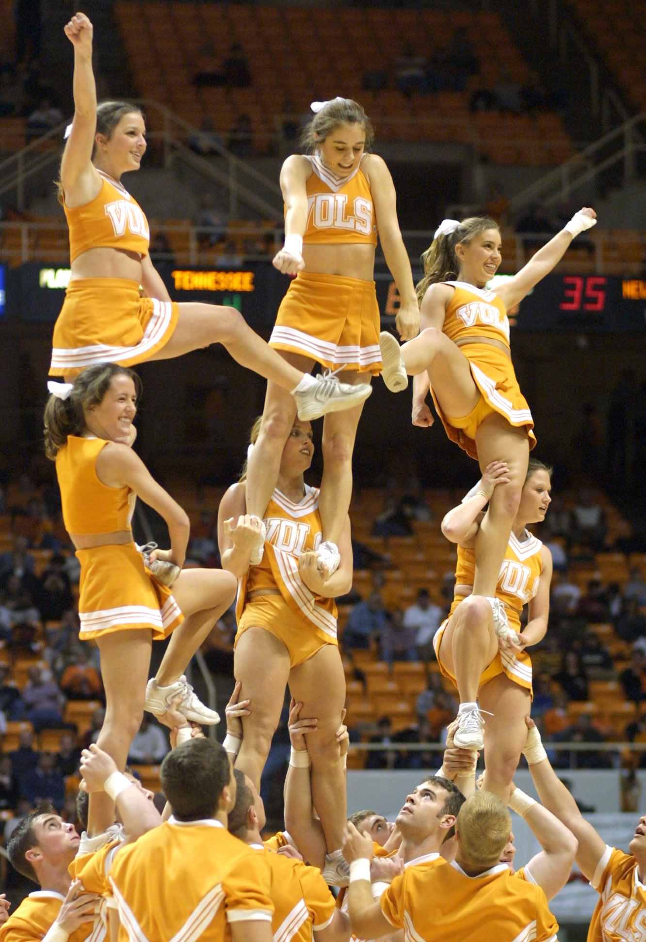 Tennessee vols cheerleaders Telegraph