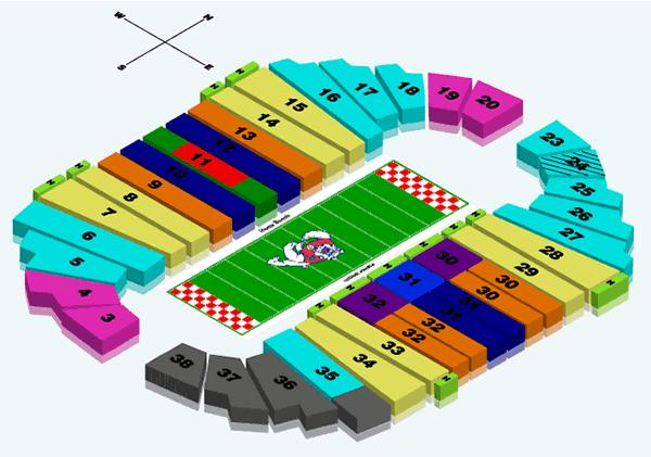 Unlv Football Stadium Seating Chart