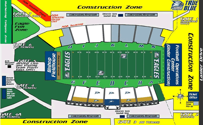 Georgia State Football Stadium Seating Chart