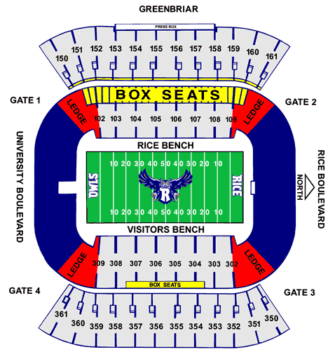 U Of Texas Stadium Seating Chart
